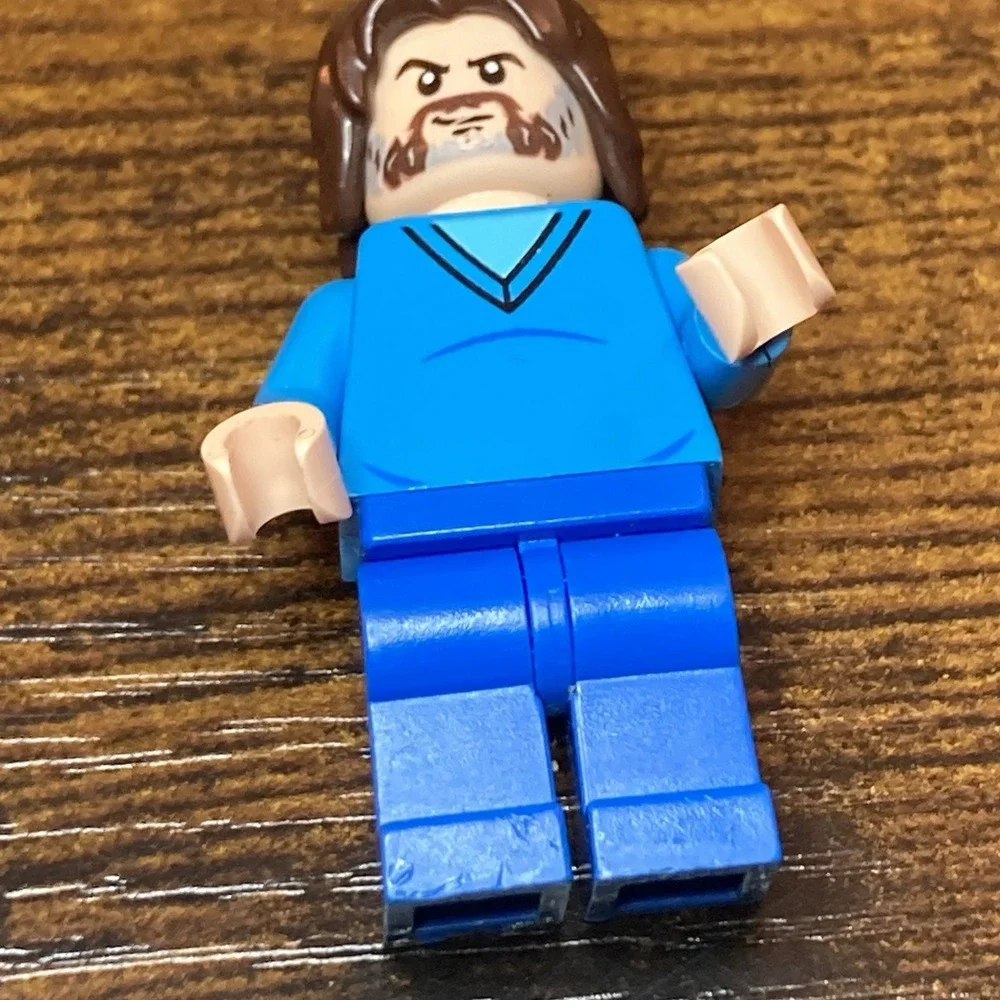 LEGO‎ A Minecraft Movie Steve Minifigure (Jack Black) w/ Lava Chicken Leg